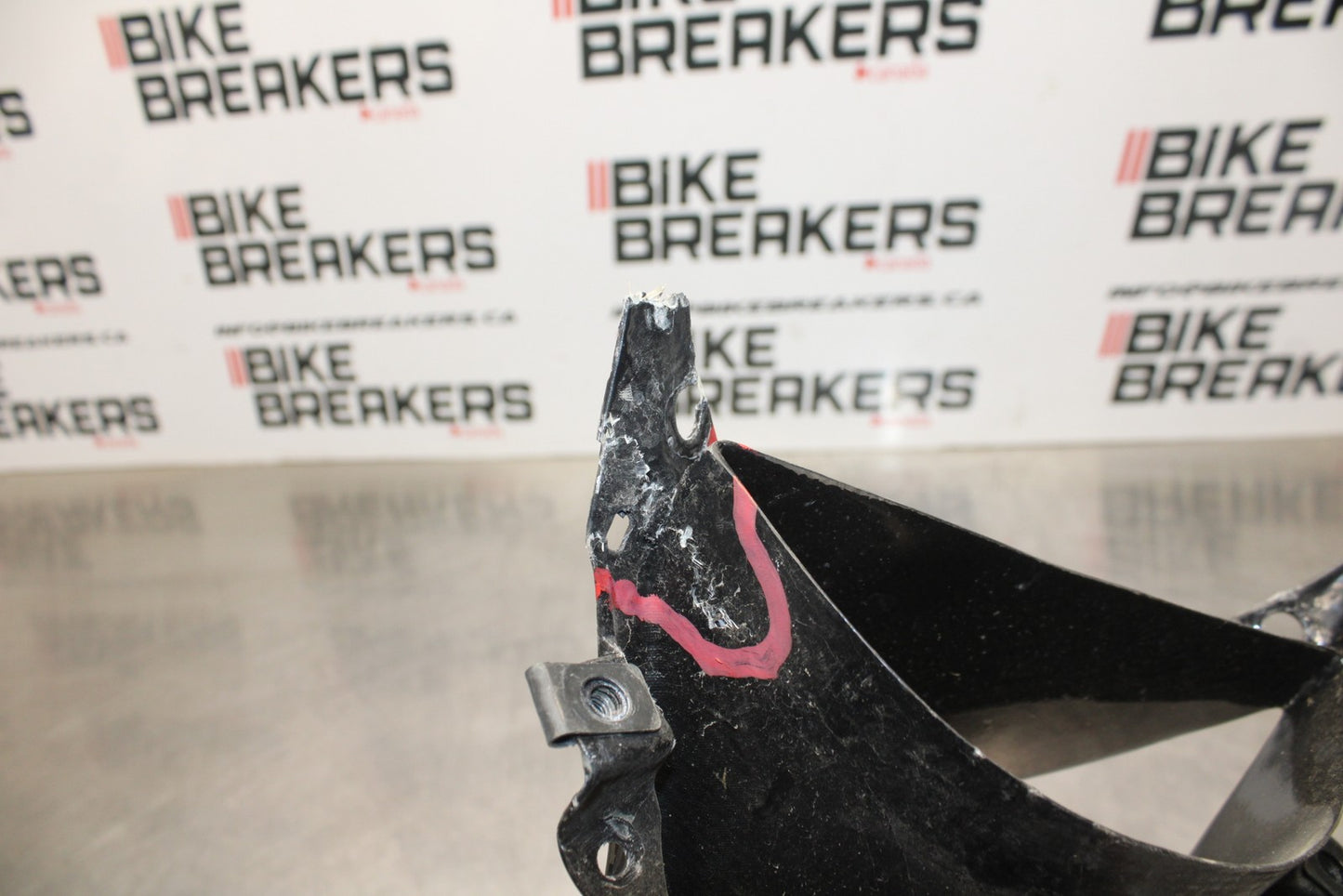 08 KAWASAKI NINJA ZX10R CB - CARBON FIBER FRONT CENTER COWL FAIRING BB201