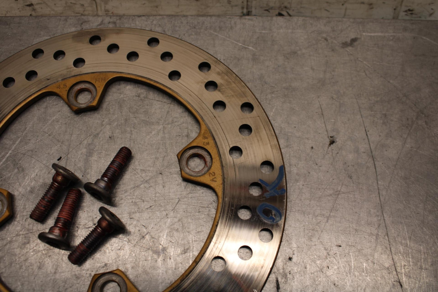 2003 Kawasaki Ninja ZX6RR ZX600K REAR ROTOR BACK BRAKE DISC BB66