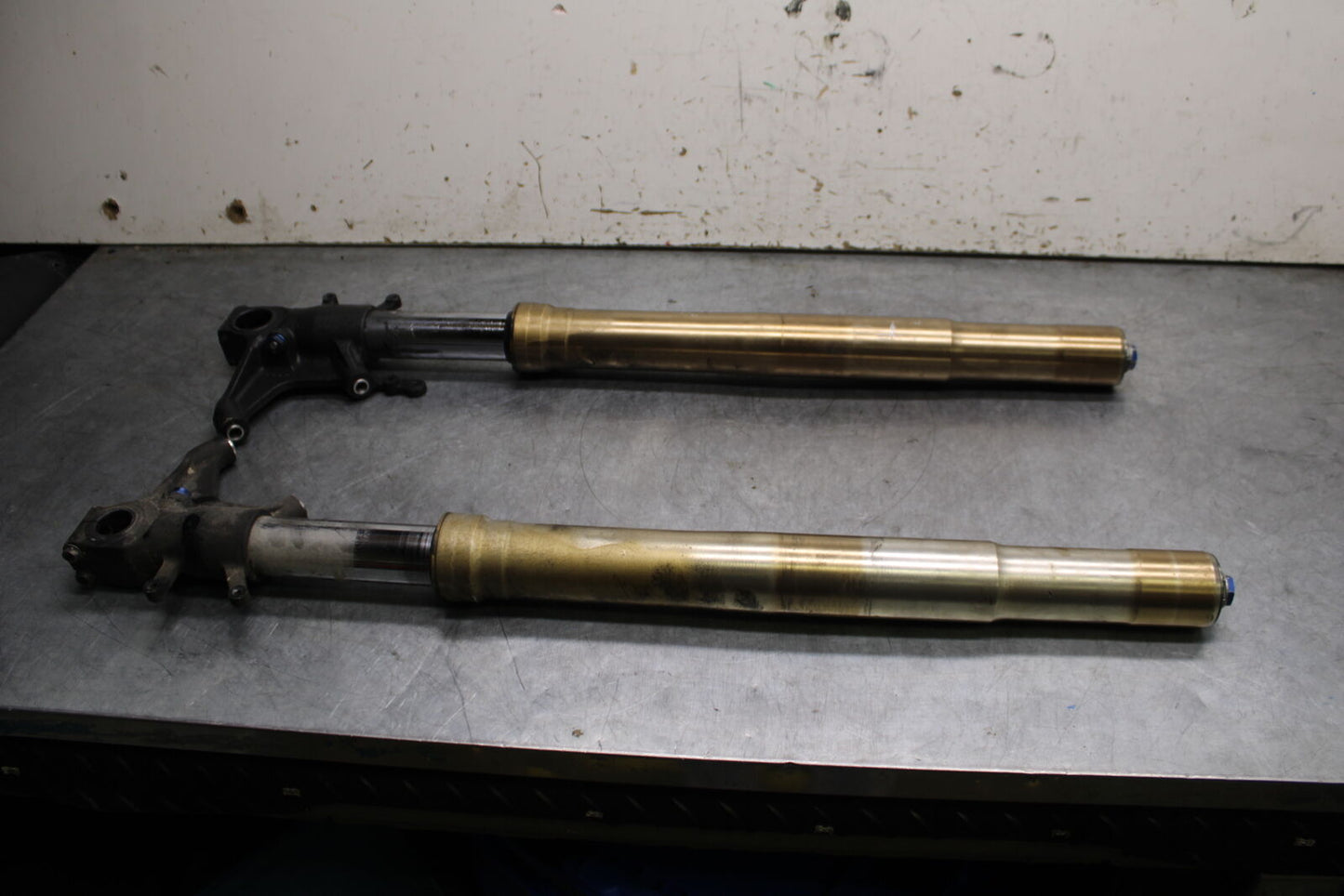 06-07 SUZUKI GSXR 600 FRONT FORKS SHOCK SUSPENSION SET PAIR BB737