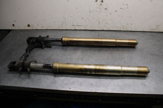 06-07 SUZUKI GSXR 600 FRONT FORKS SHOCK SUSPENSION SET PAIR BB737