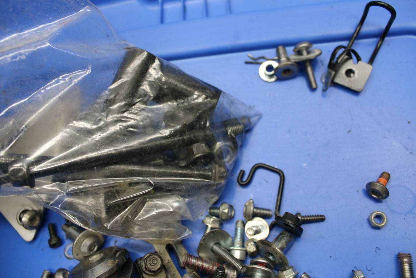 17-20 KAWASAKI NINJA 650 EX650  ENGINE MOUNTING BOLTS HARDWARE LEFTOVER BB277