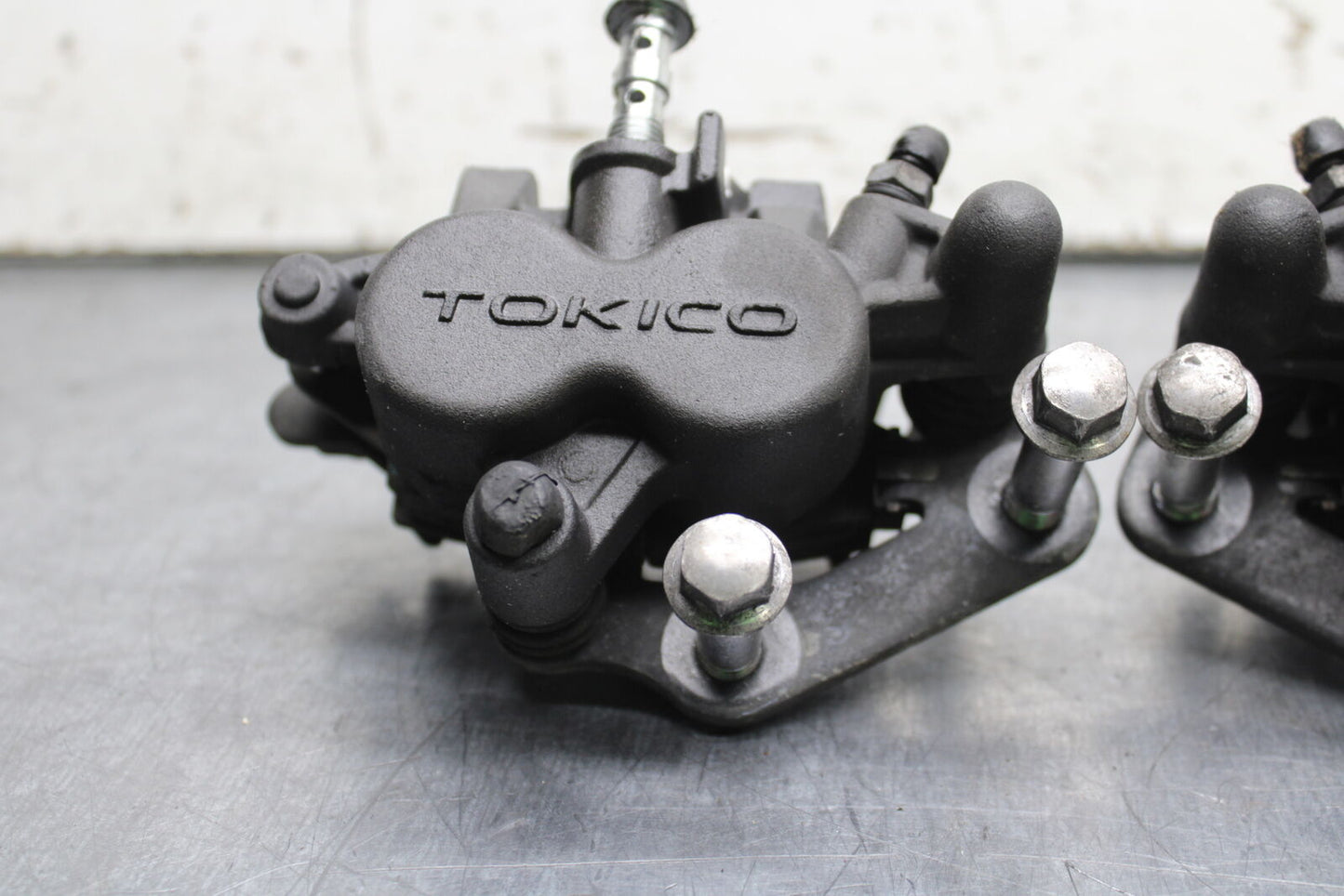 14-15 KAWASAKI NINJA 650 EX650F ABS RIGHT LEFT FRONT BRAKE CALIPER PAIR BB741 