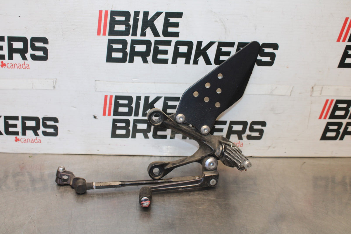 07-08 KAWASAKI NINJA ZX6R LEFT REARSET REAR SET FOOT PEG W SHIFTER BB937