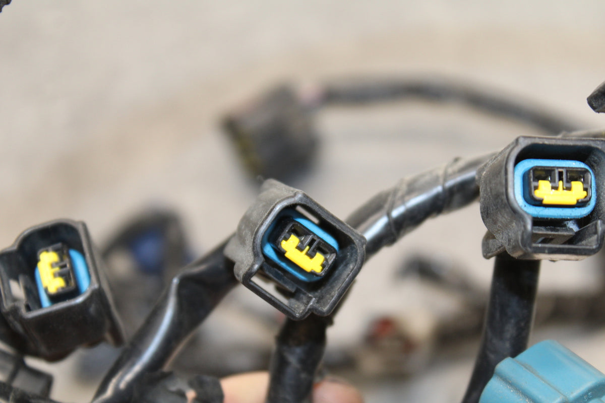 08-09 YAMAHA YZF R6S INJECTOR WIRING HARNESS WIRE LOOM BB115