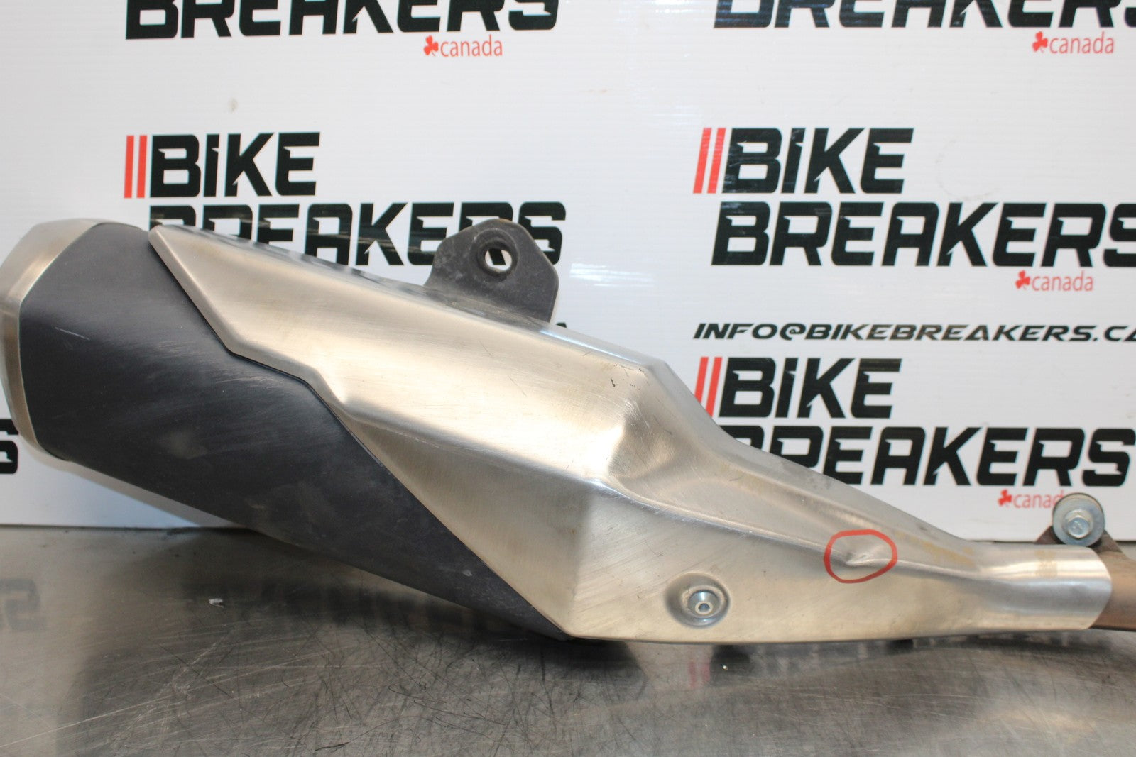 13-17 KAWASAKI NINJA 300 EX300 FULL EXHAUST SYSTEM HEADERS PIPE MUFFLER  BB187