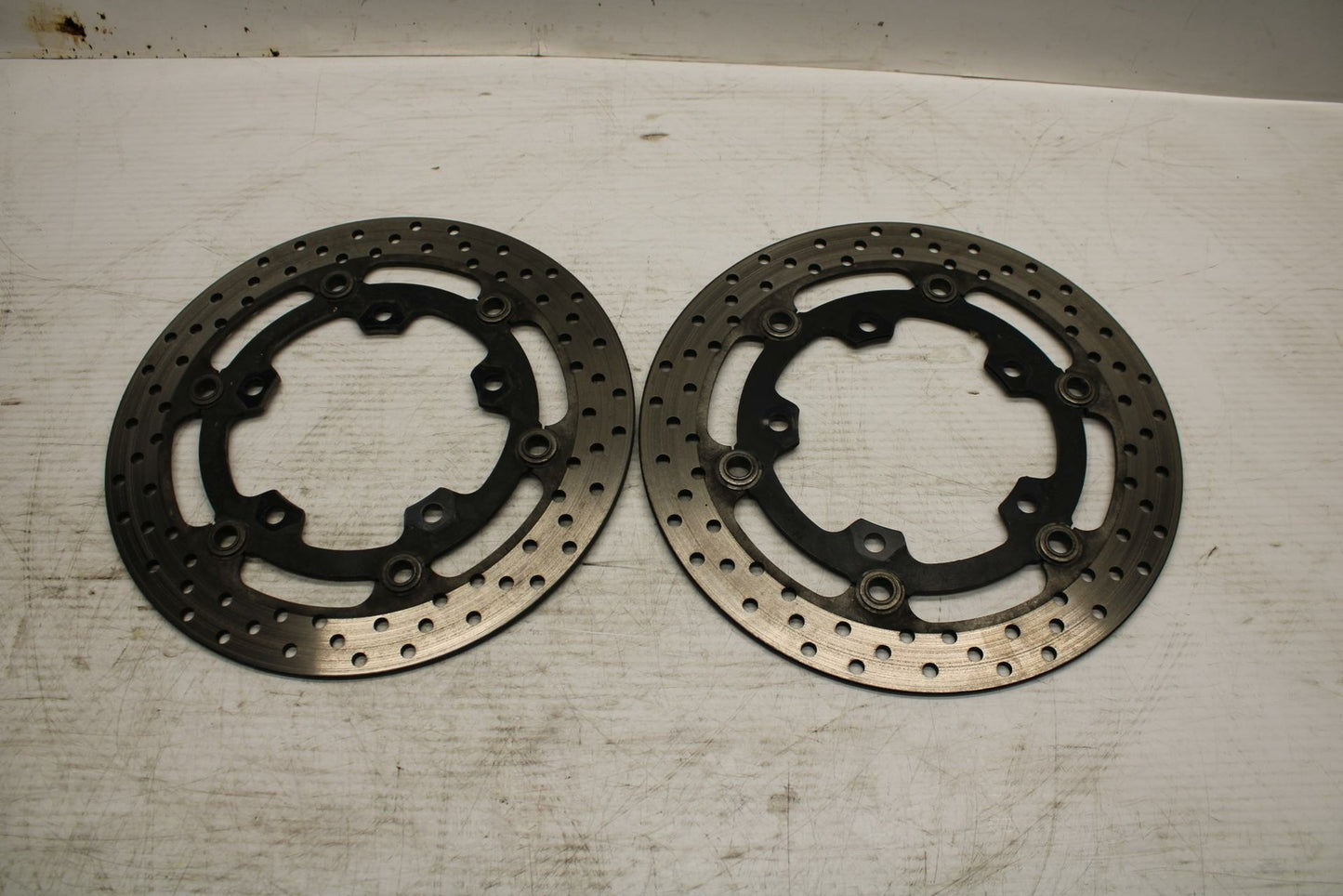 03-11 SUZUKI SV650A FRONT LEFT RIGHT BRAKE ROTORS DISCS BB290