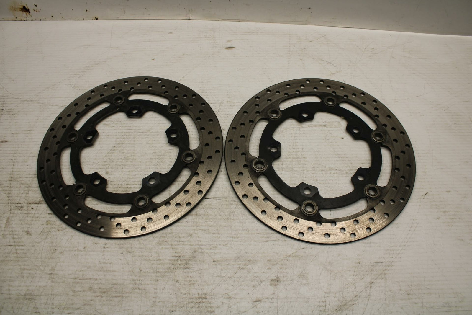 03-11 SUZUKI SV650A FRONT LEFT RIGHT BRAKE ROTORS DISCS BB290