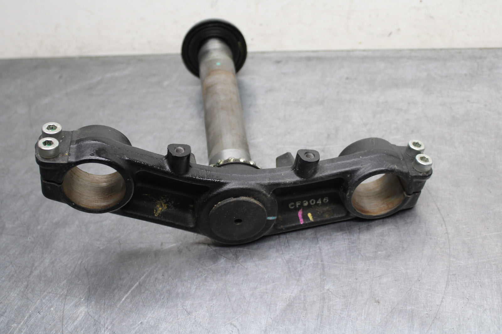 12-17 KAWASAKI NINJA 650 FRONT FORKS CLAMP LOWER TRIPLE TREE STEM BB129