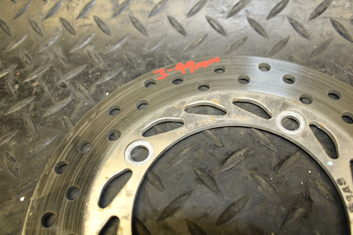 08 HONDA CBR125R REAR ROTOR BACK BRAKE DISC bb180