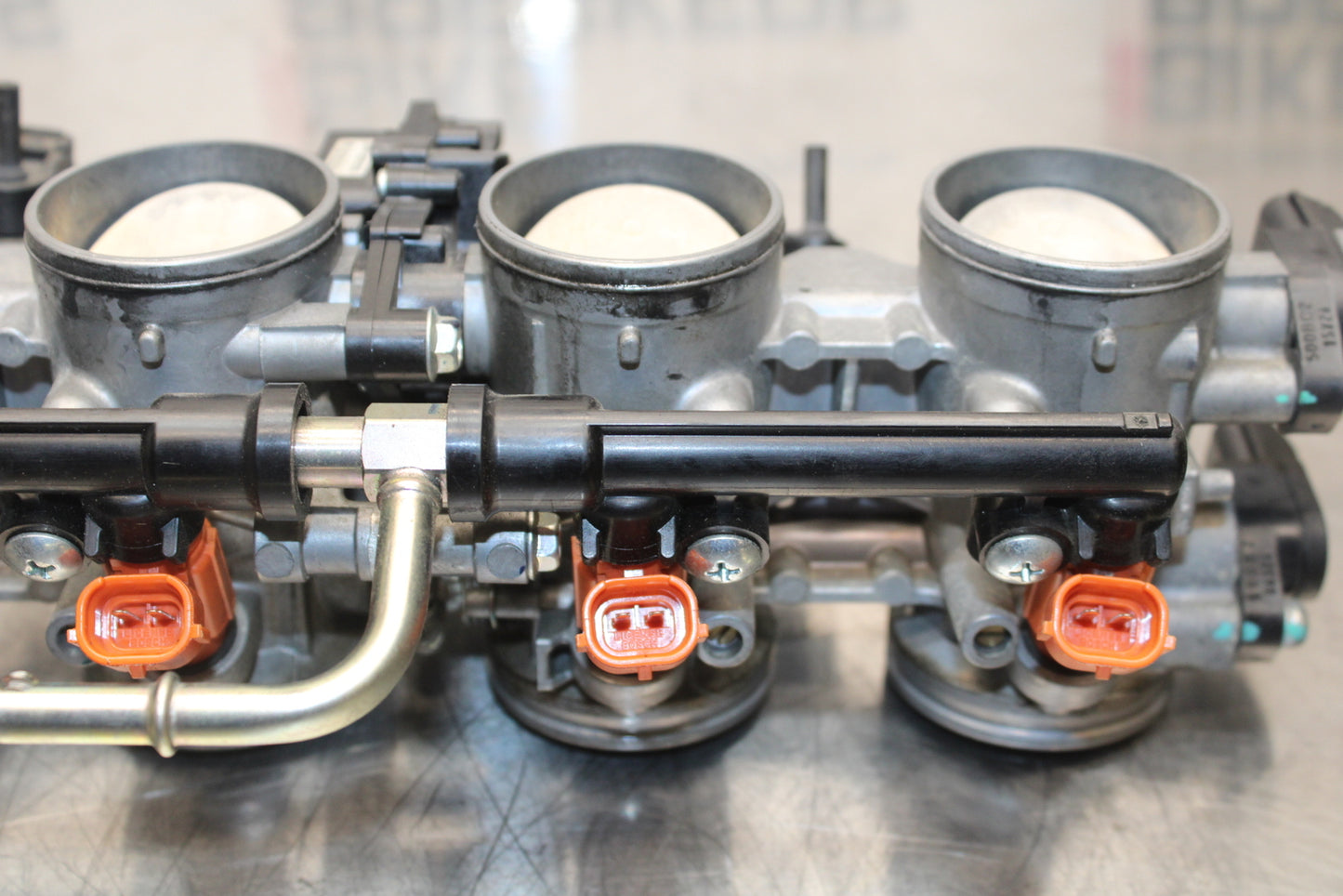 13-17 KAWASAKI NINJA ZX6R ZX636 ABS MAIN FUEL INJECTORS / THROTTLE BODIES BB143