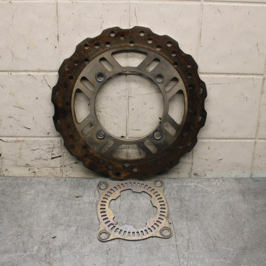 2012 Kawasaki Ninja ZX14R ZX1400E REAR ROTOR BACK BRAKE DISC WITH ABS RING BB60