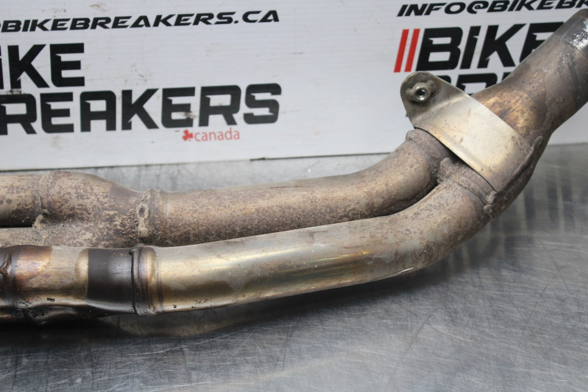 05 YAMAHA YZF R6 EXHAUST HEADER PIPES MANIFOLD BB814