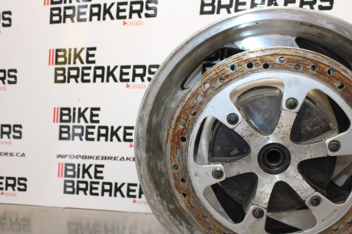 05 TRIUMPH ROCKET III REAR WHEEL BACK RIM & ROTOR BB186