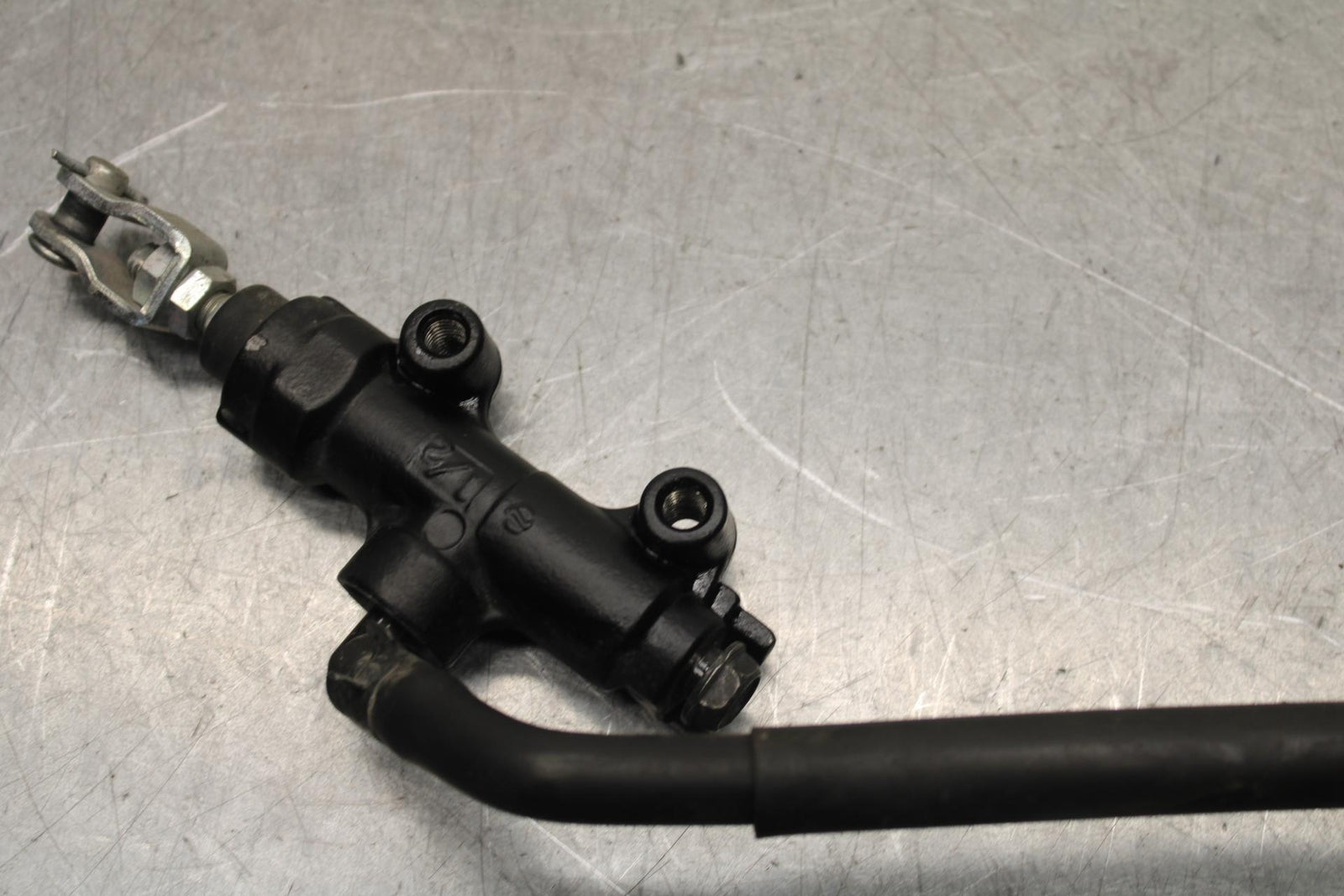 09-12 KAWASAKI NINJA ZX6R REAR BACK BRAKE MASTER CYLINDER W RESERVOIR BB640