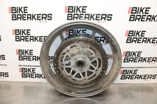 06 KAWASAKI Z750 FRONT WHEEL FRONT RIM & ROTORS BB837