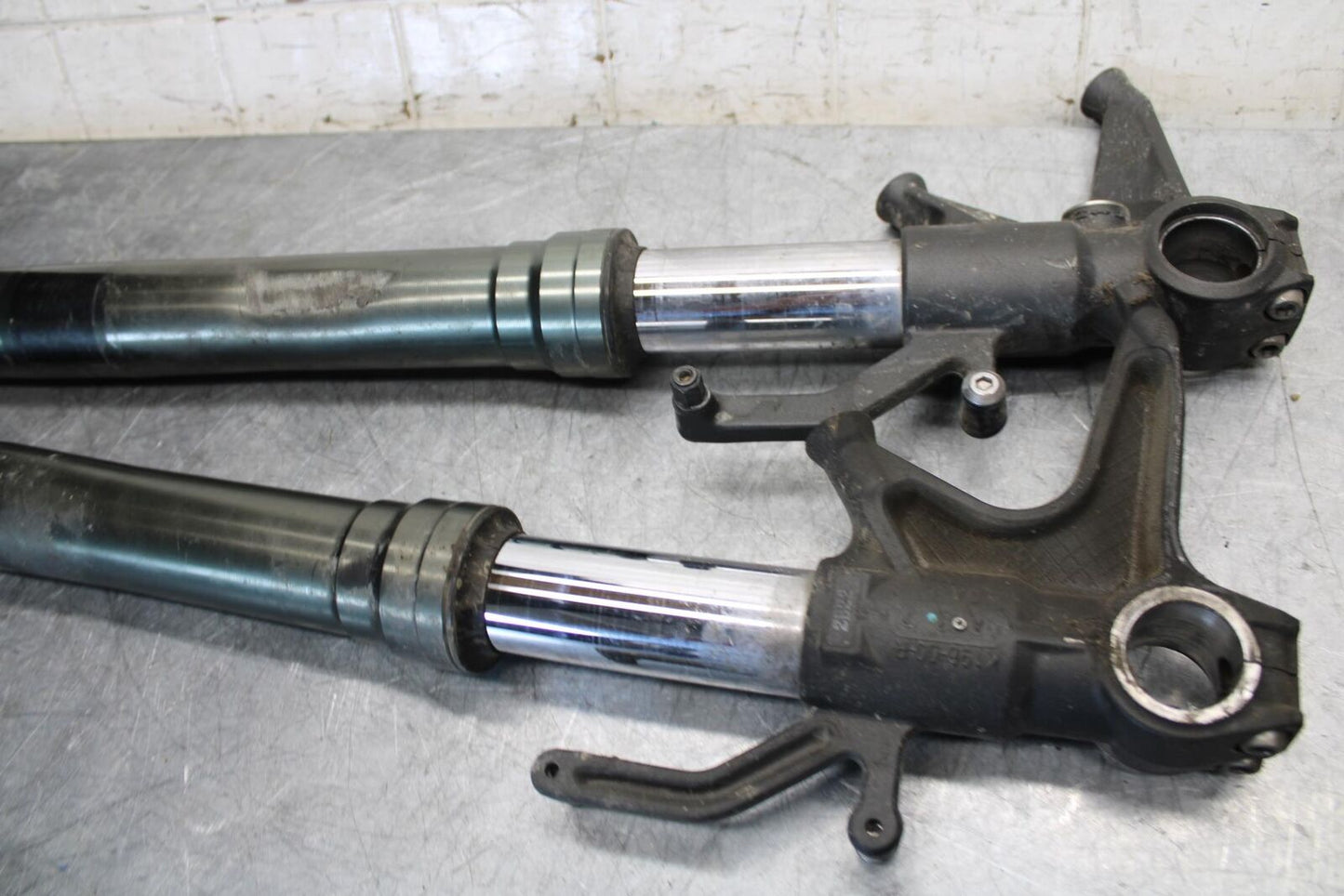 2012 Kawasaki Ninja ZX6R ZX600R FRONT FORKS SHOCK SUSPENSION SET PAIR BB529