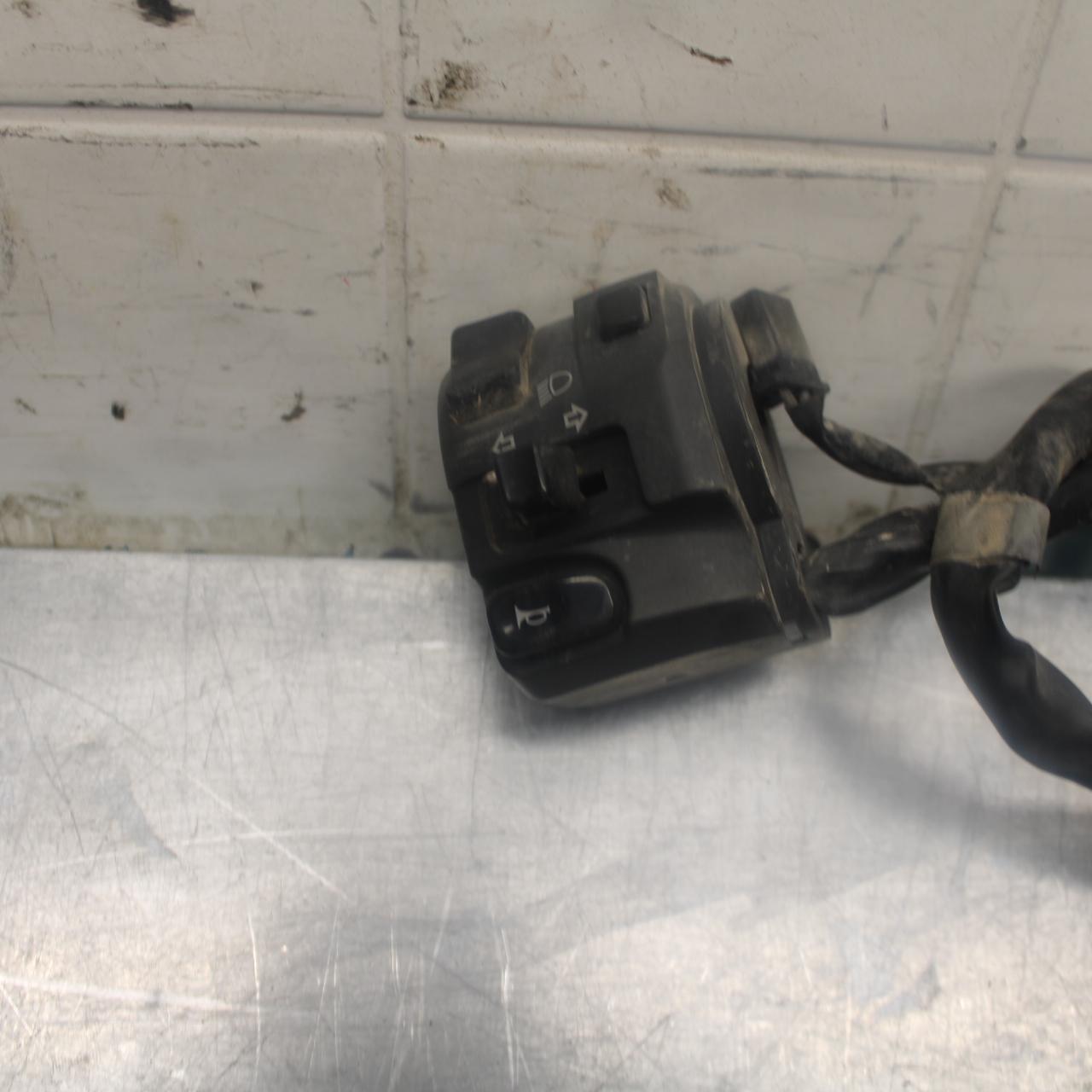 07-08 KAWASAKI NINJA ZX6R LEFT CLIP ON HANDLE HORN SIGNALS SWITCH  BB456