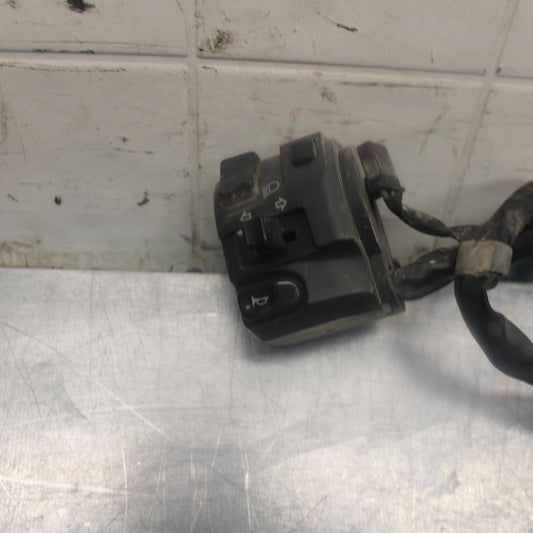 07-08 KAWASAKI NINJA ZX6R LEFT CLIP ON HANDLE HORN SIGNALS SWITCH  BB456