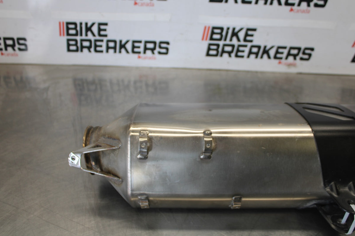 14-16 KTM 1190 ADVENTURE R EXHAUST PIPE MUFFLER SLIP ON CAN SILENCER BB00