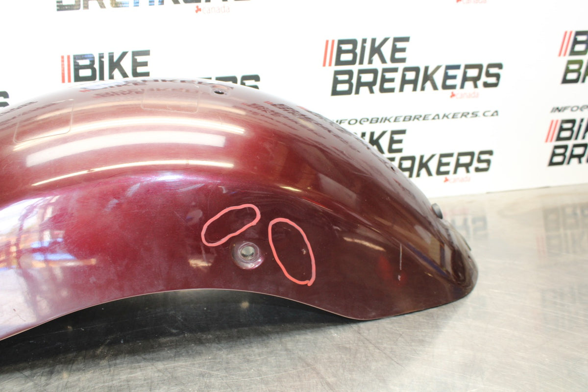 09 YAMAHA V STAR 950 REAR BACK WHEEL FENDER MUD GUARD BB172