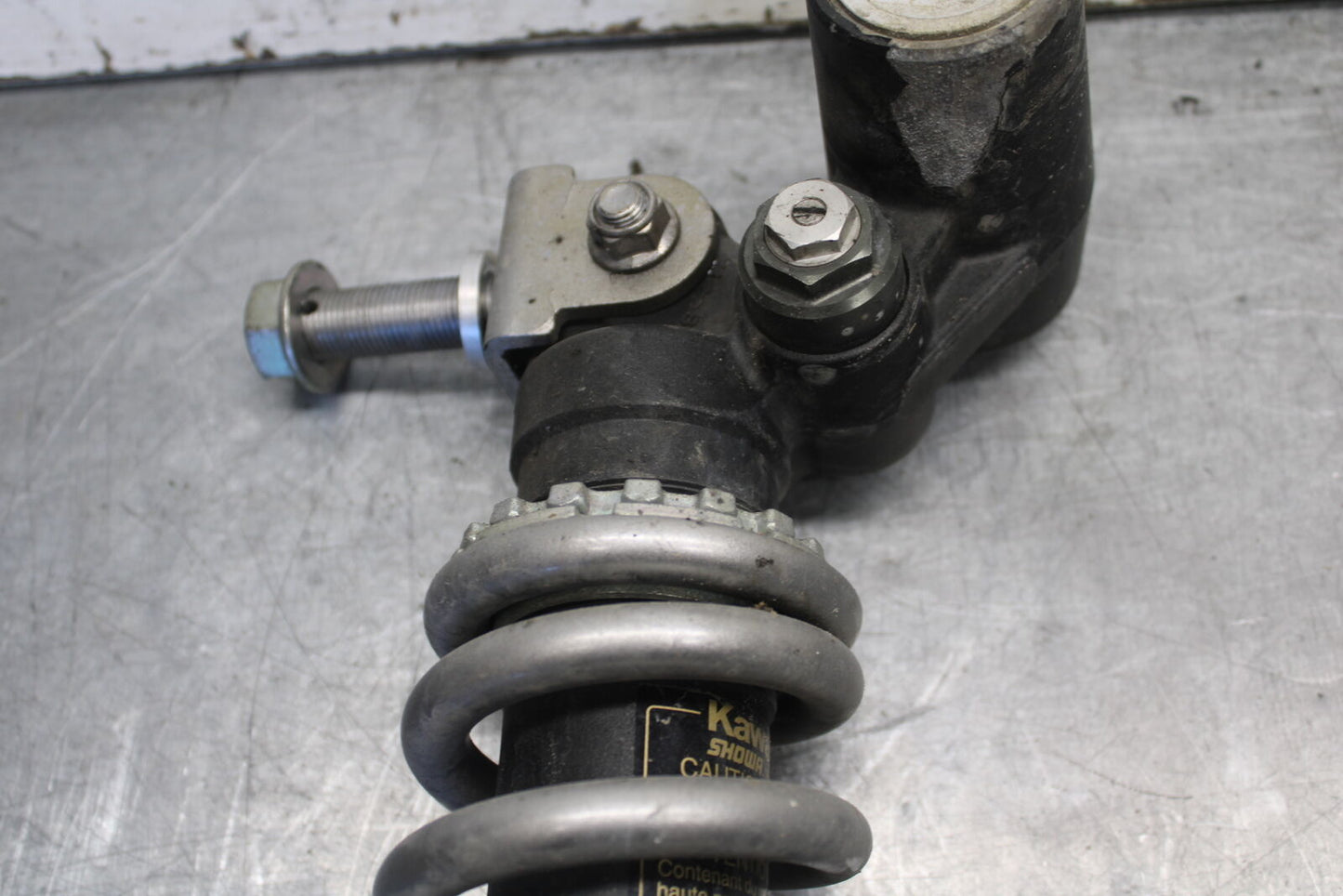 09-12 KAWASAKI NINJA ZX6R REAR BACK SHOCK SUSPENSION 45014-0250-23K  BB698