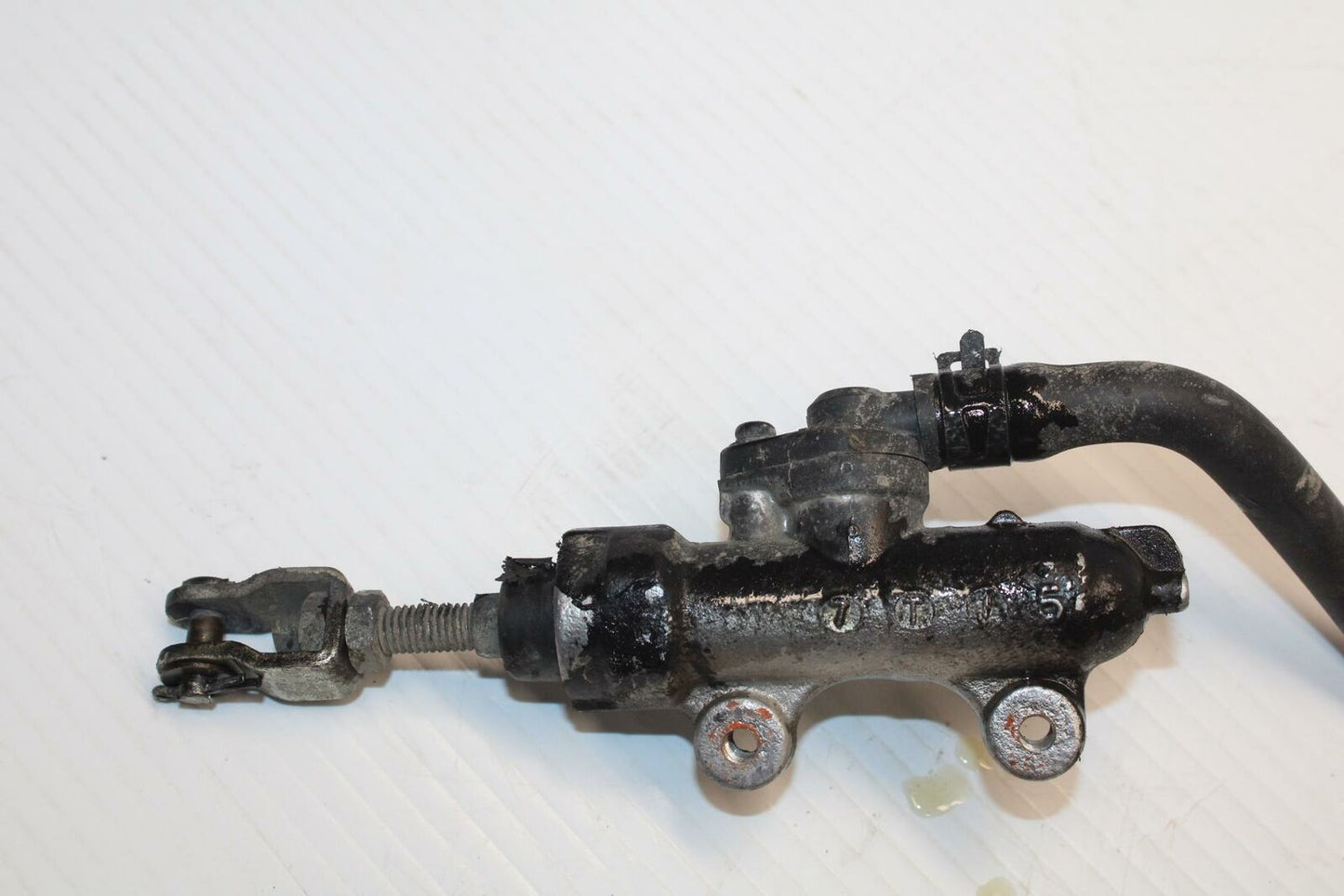 08 SUZUKI GSXR1000 REAR BACK BRAKE MASTER CYLINDER W RESERVOIR BB263