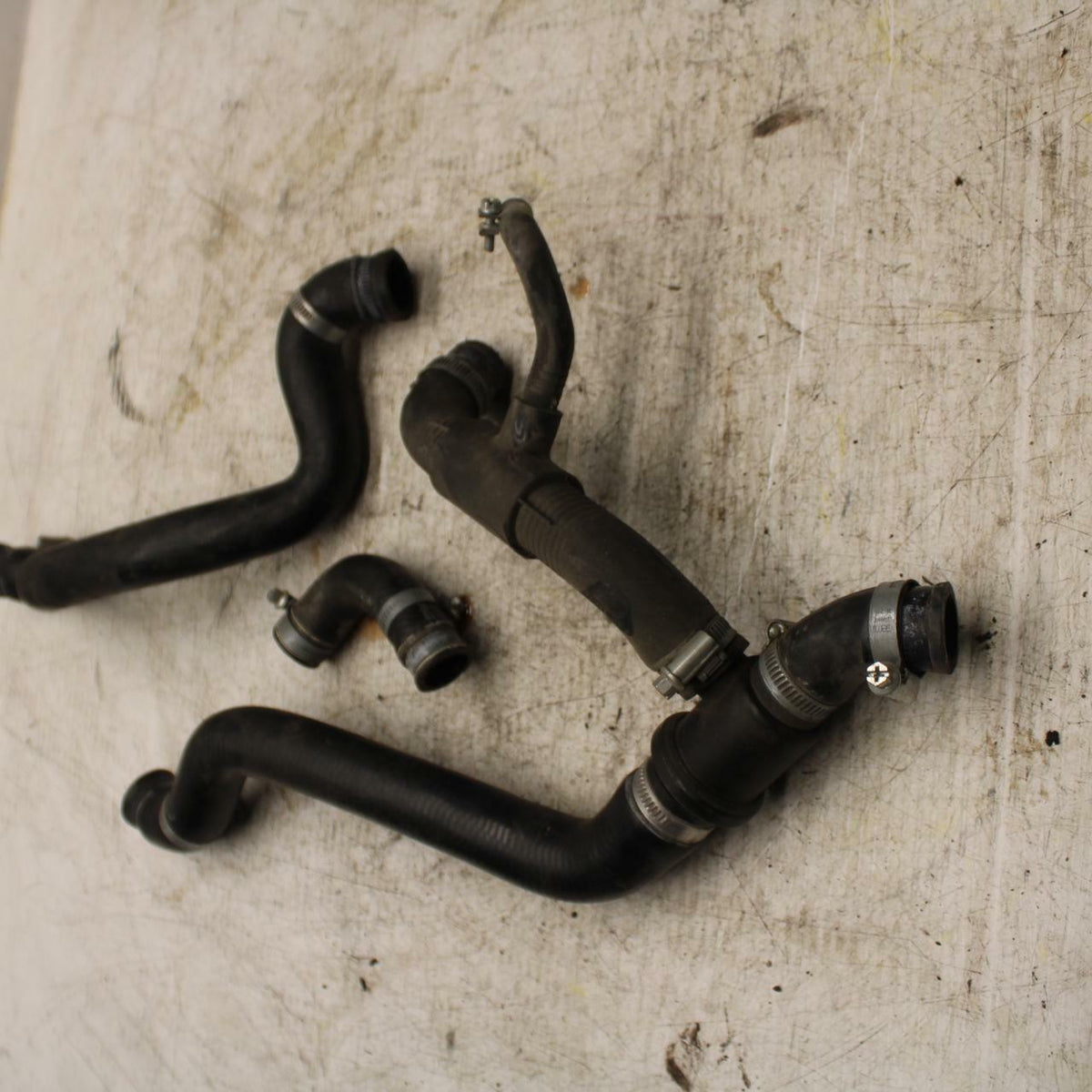 08-10 DUCATI 848 RADIATOR HOSES ENGINE COOLANT WATER PIPES HOSE KIT SET BB369