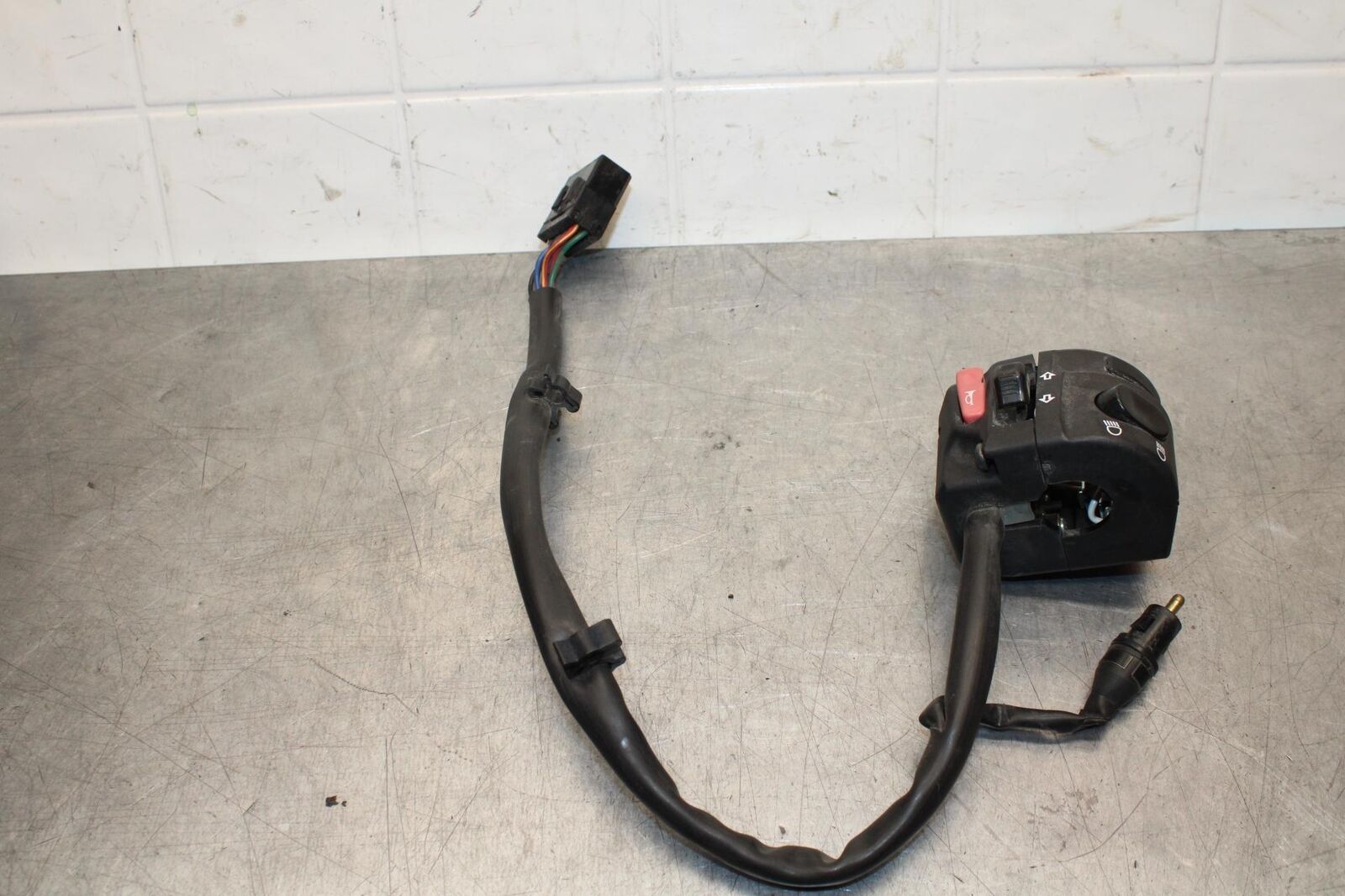 2012 Triumph Daytona 675R LEFT CLIP ON HANDLE HORN SIGNALS SWITCH  BB589