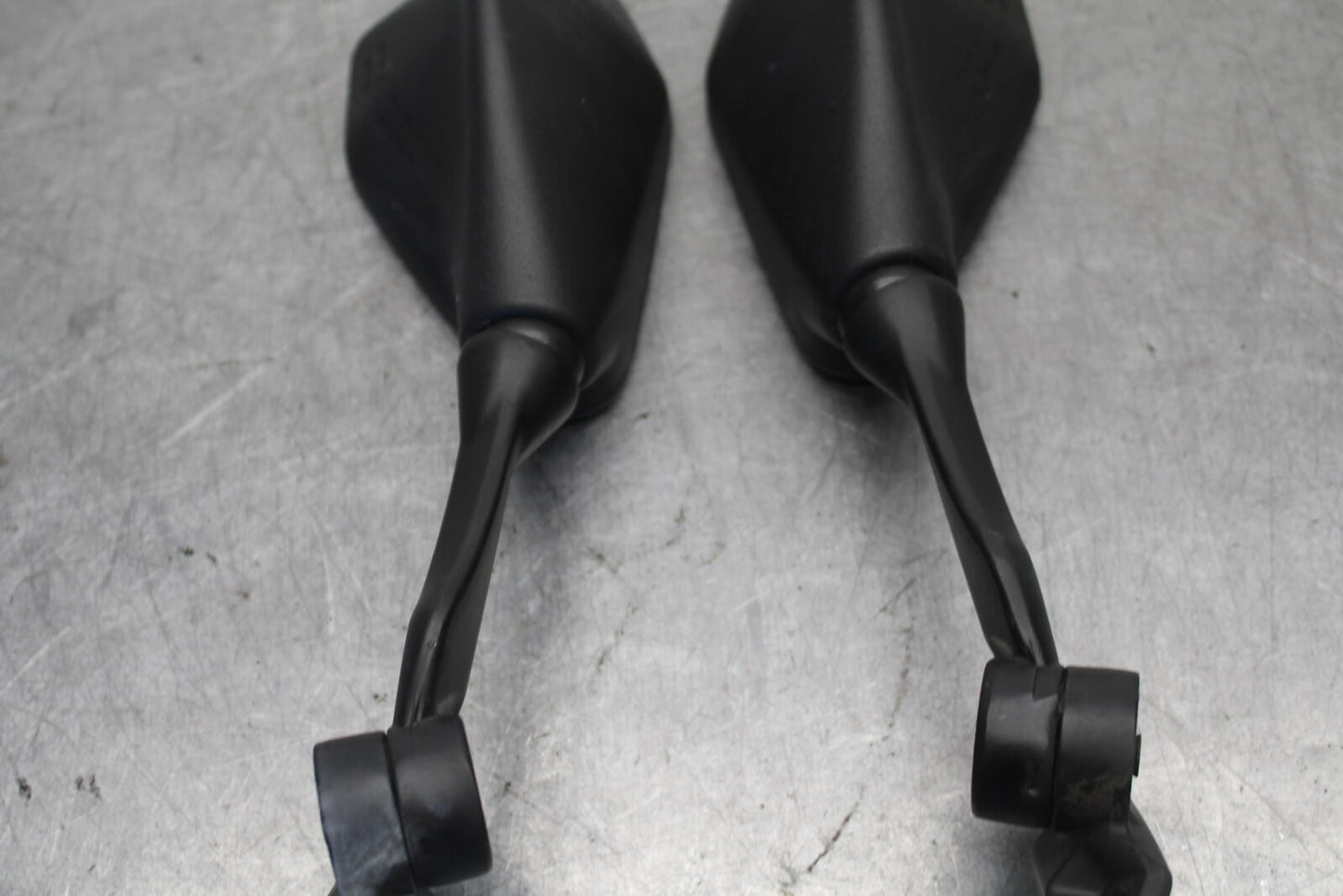 09-12 KAWASAKI NINJA ZX6R REAR VIEW MIRROR SET PAIR MIRRORS BB698