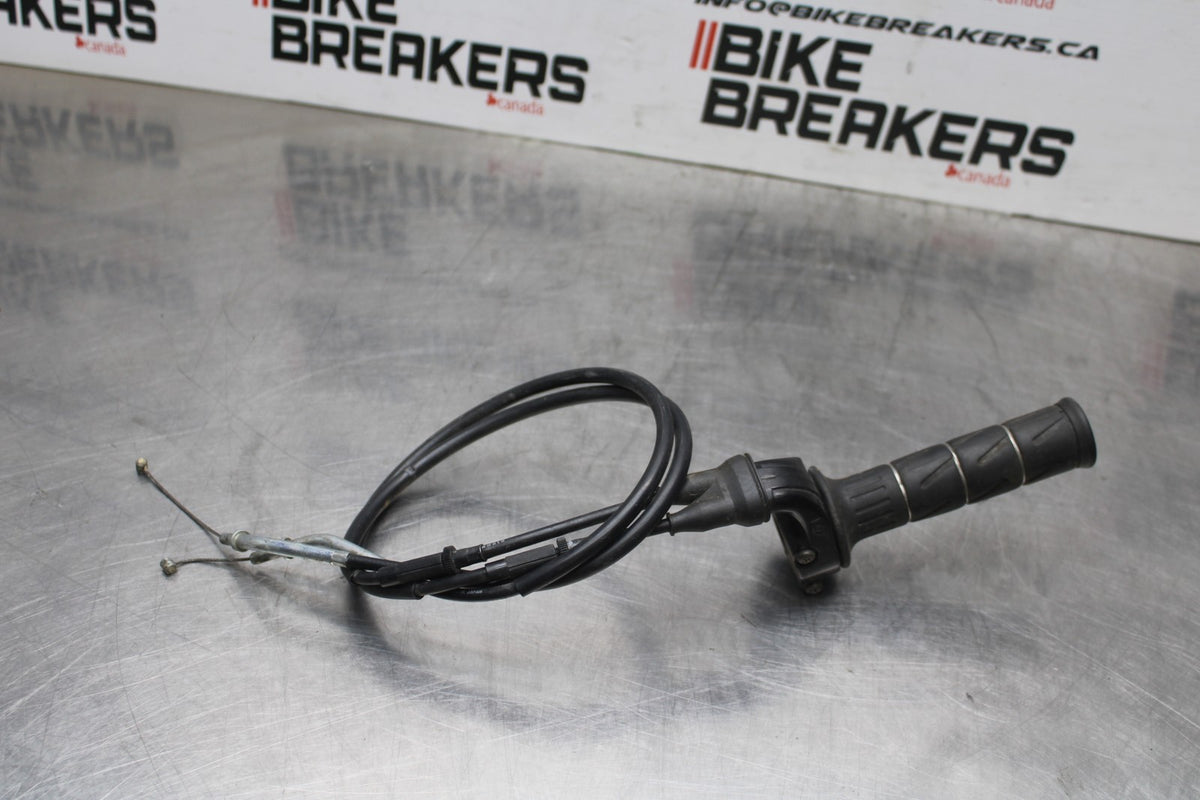 98 KAWASAKI NINJA ZX6 THROTTLE CABLE HOUSING & CABLES LINES BB870