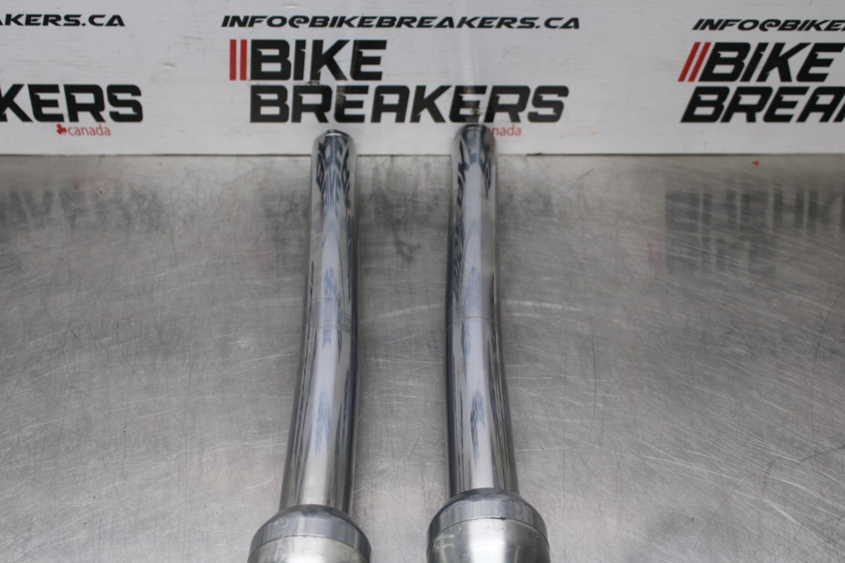 08 HARLEY-DAVIDSON SPORTSTER 1200 FRONT FORKS SHOCK SUSPENSION SET PAIR BB794