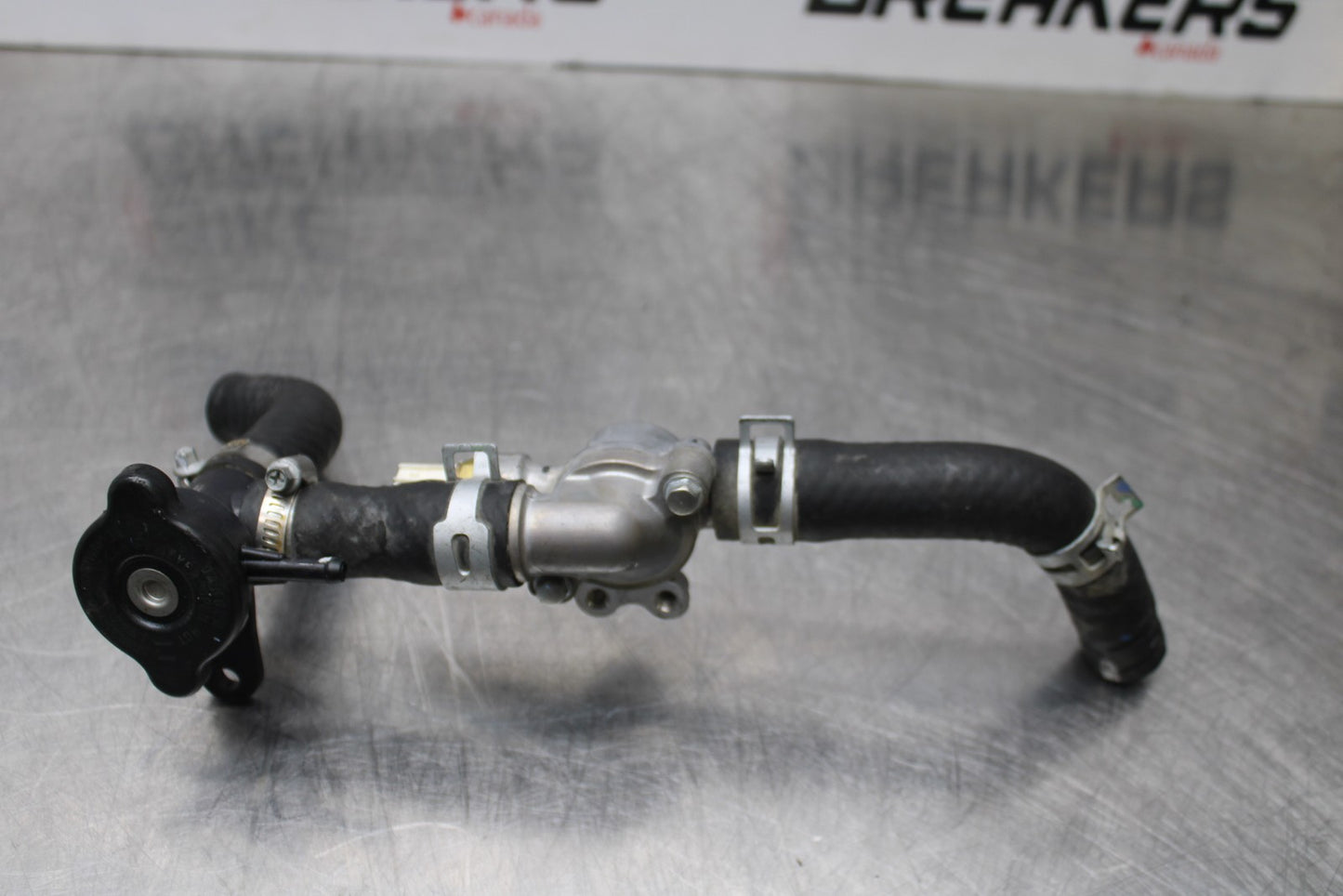 13-17 KAWASAKI NINJA 300 EX300 ABS THERMOSTAT W HOUSING ASSEMBLY BB187