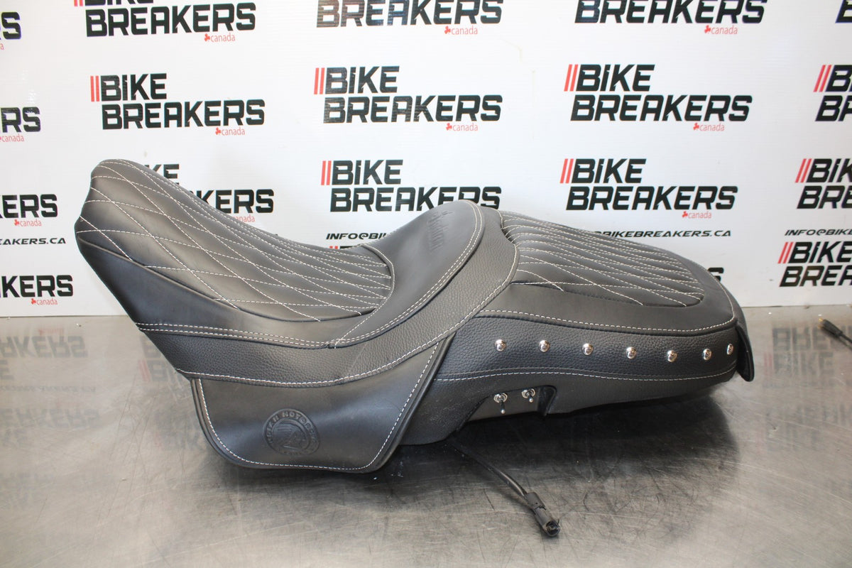 18 INDIAN ROADMASTER HEATED FRONT REAR SADDLE SEAT BB191