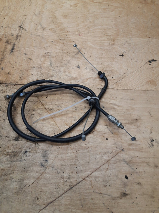 01-06 HONDA CBR600F4I THROTTLE CABLES  17910-MBW-D20 17920-MBW-D20 BB314
