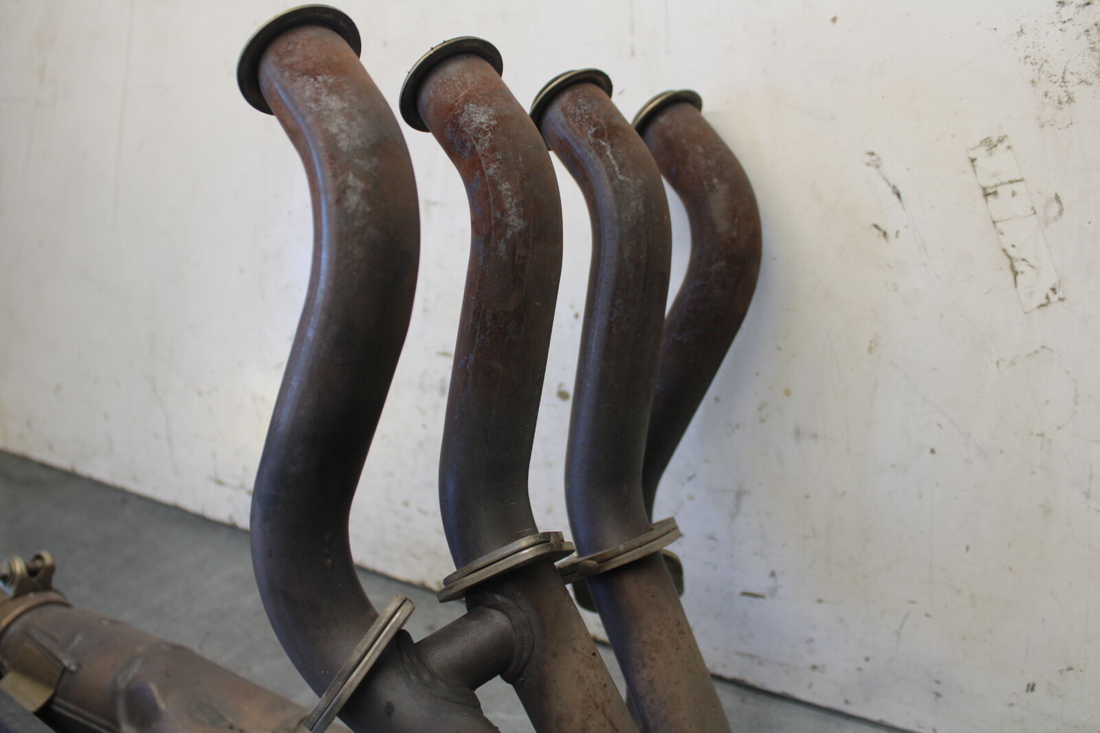 09-12 KAWASAKI NINJA ZX6R EXHAUST HEADER PIPES MANIFOLD BB698