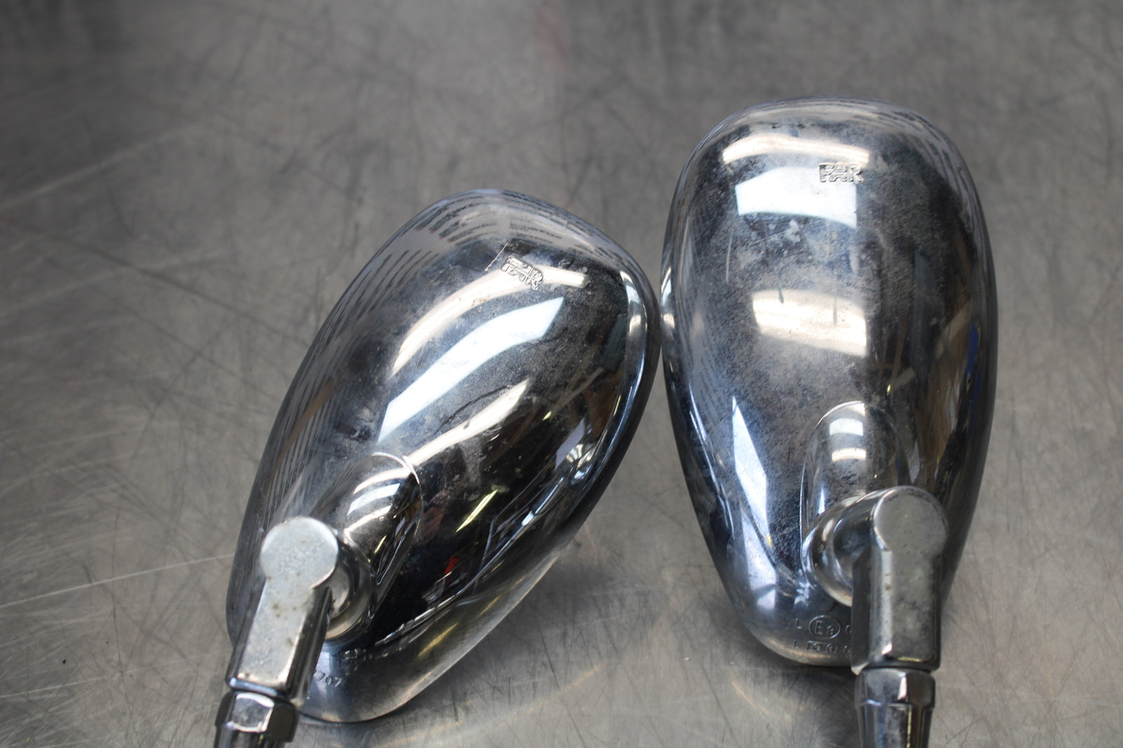 08 MOTO GUZZI BREVA 750 REAR VIEW MIRROR SET PAIR MIRRORS BB154