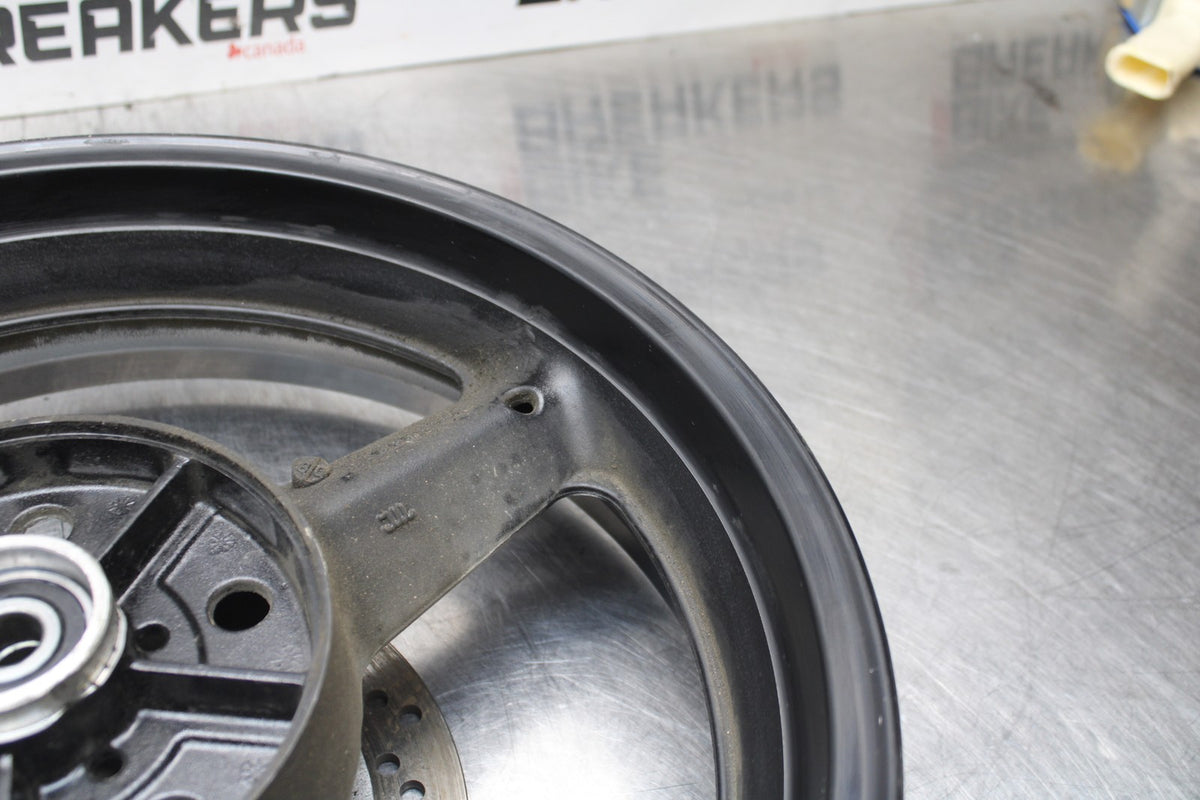 15 SUZUKI GW250F REAR WHEEL BACK RIM & ROTOR BB789