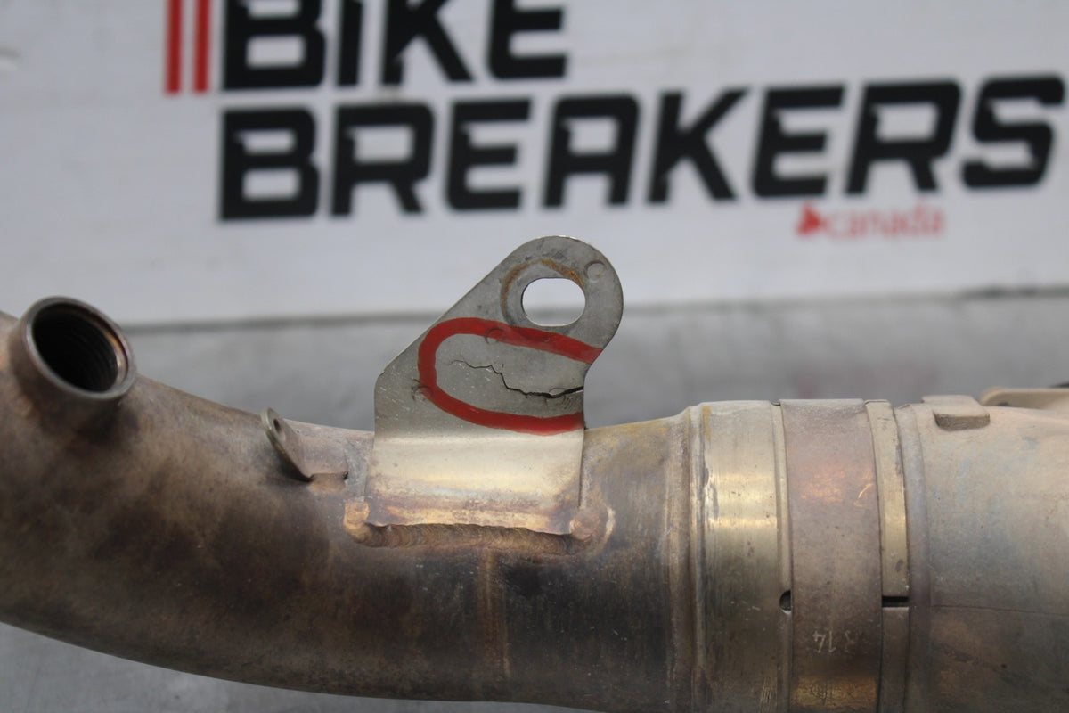 07 YAMAHA YZF R1 EXHAUST HEADER PIPES MANIFOLD BB826
