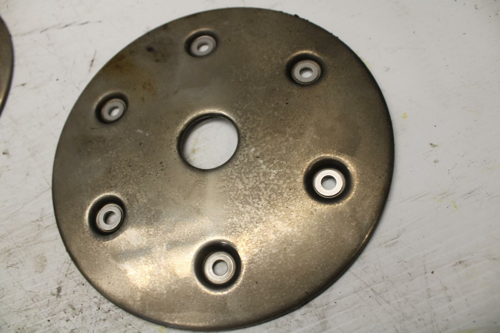 03-04 YAMAHA ROAD STAR 1600 REAR ROTOR BACK BRAKE DISC CAPS COVERS BB279