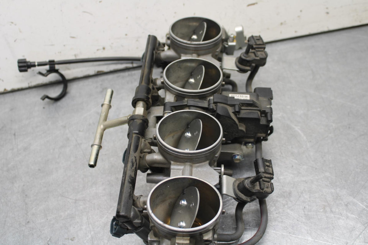 09-12 KAWASAKI NINJA ZX6R MAIN FUEL INJECTORS / THROTTLE BODIES 16163-0128 BB640