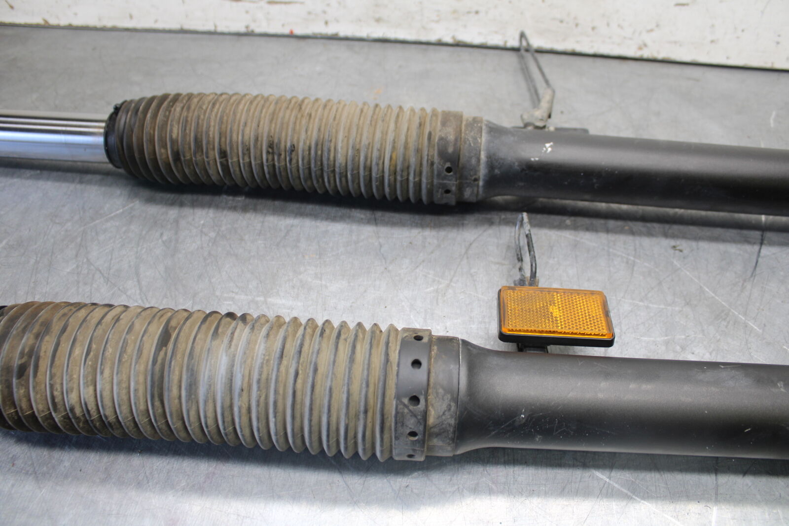 08-18 KAWASAKI KLR650 FRONT FORKS SHOCK SUSPENSION SET PAIR BB707