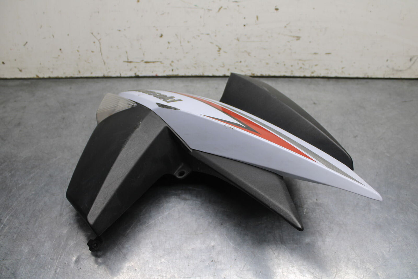 12-13 KAWASAKI Z1000 LEFT FRONT UPPER MID SIDE FAIRING COWL PLASTIC BB743