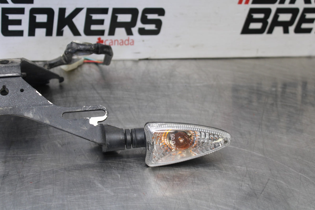 16 APRILIA TUONO V4 1100 FENDER ELIMINATOR LICENSE PLATE BRACKET & LIGHTS BB905