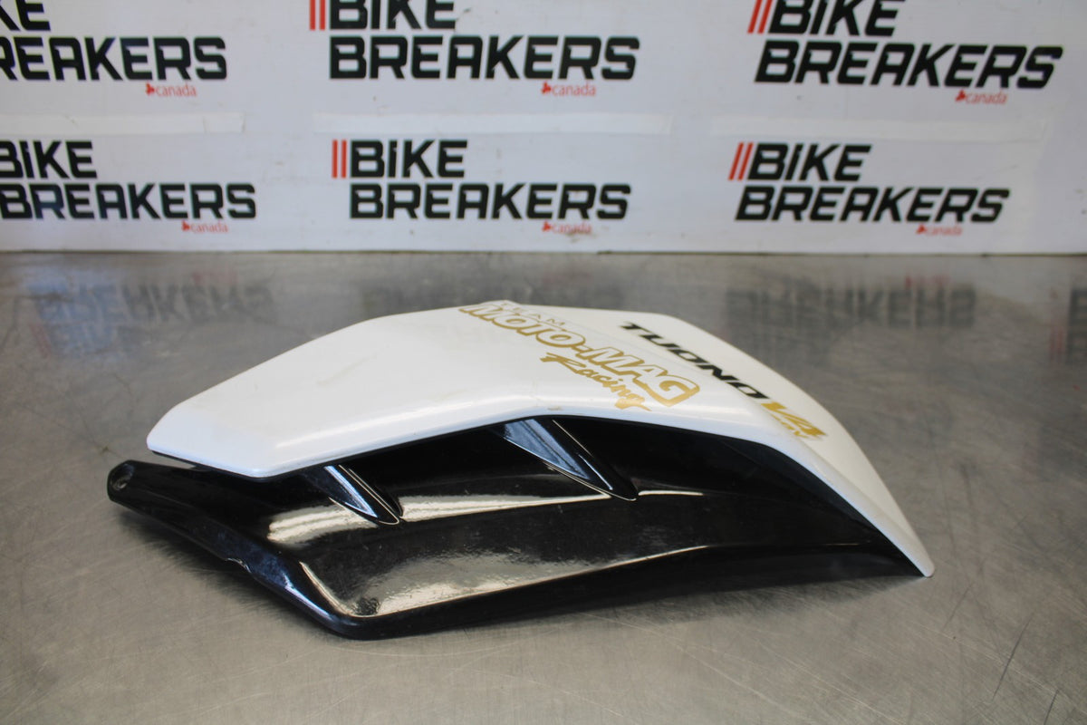 24 APRILIA TUONO V4 1100 FACTORY ABS RIGHT FRONT UPPER MID SIDE FAIRING BB887