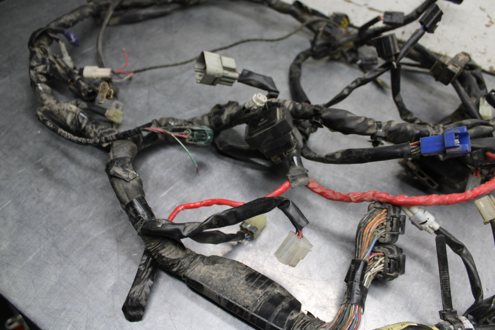 07-08 YAMAHA YZF R1 MAIN ENGINE WIRING HARNESS MOTOR WIRE LOOM BB724