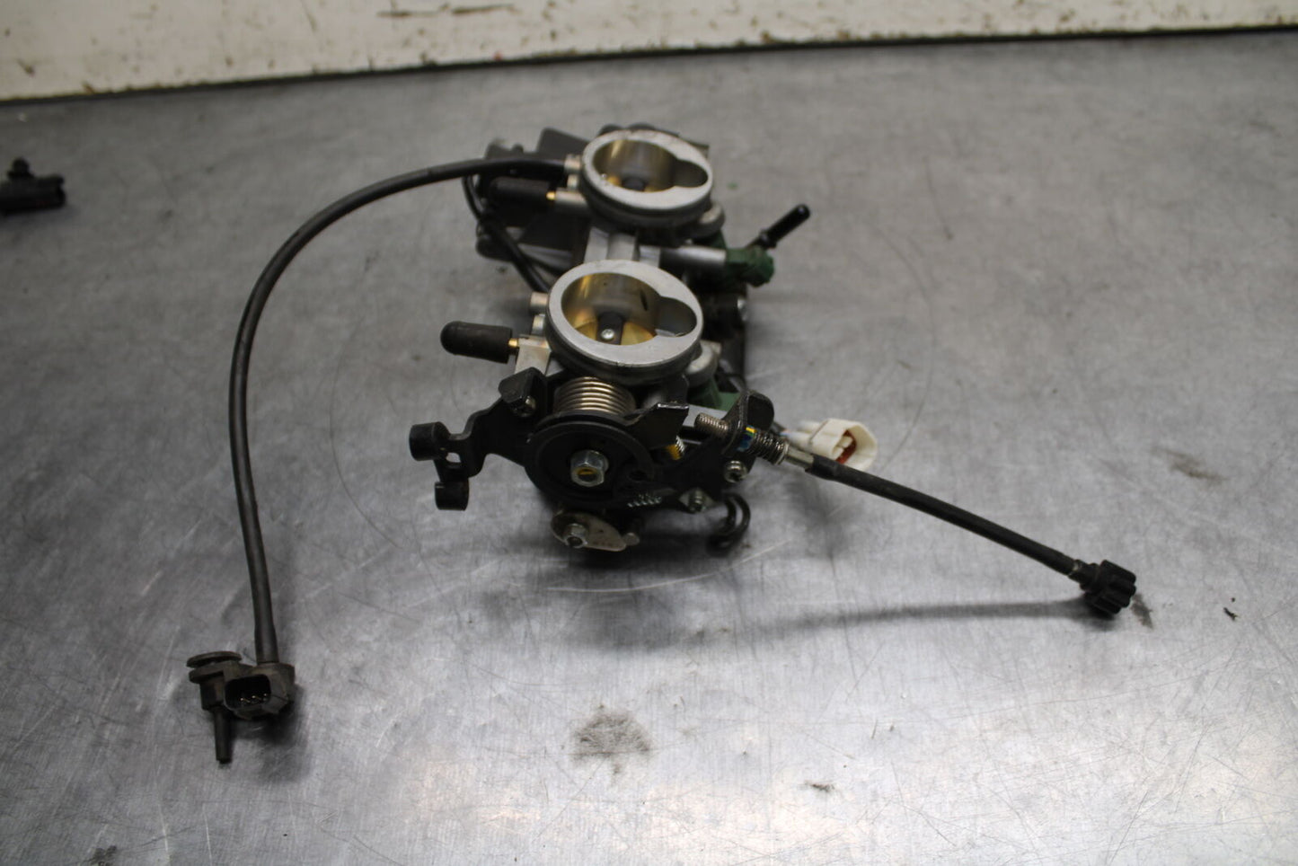 14-15 KAWASAKI NINJA 650 EX650F ABS MAIN FUEL INJECTORS / THROTTLE BODIES BB741