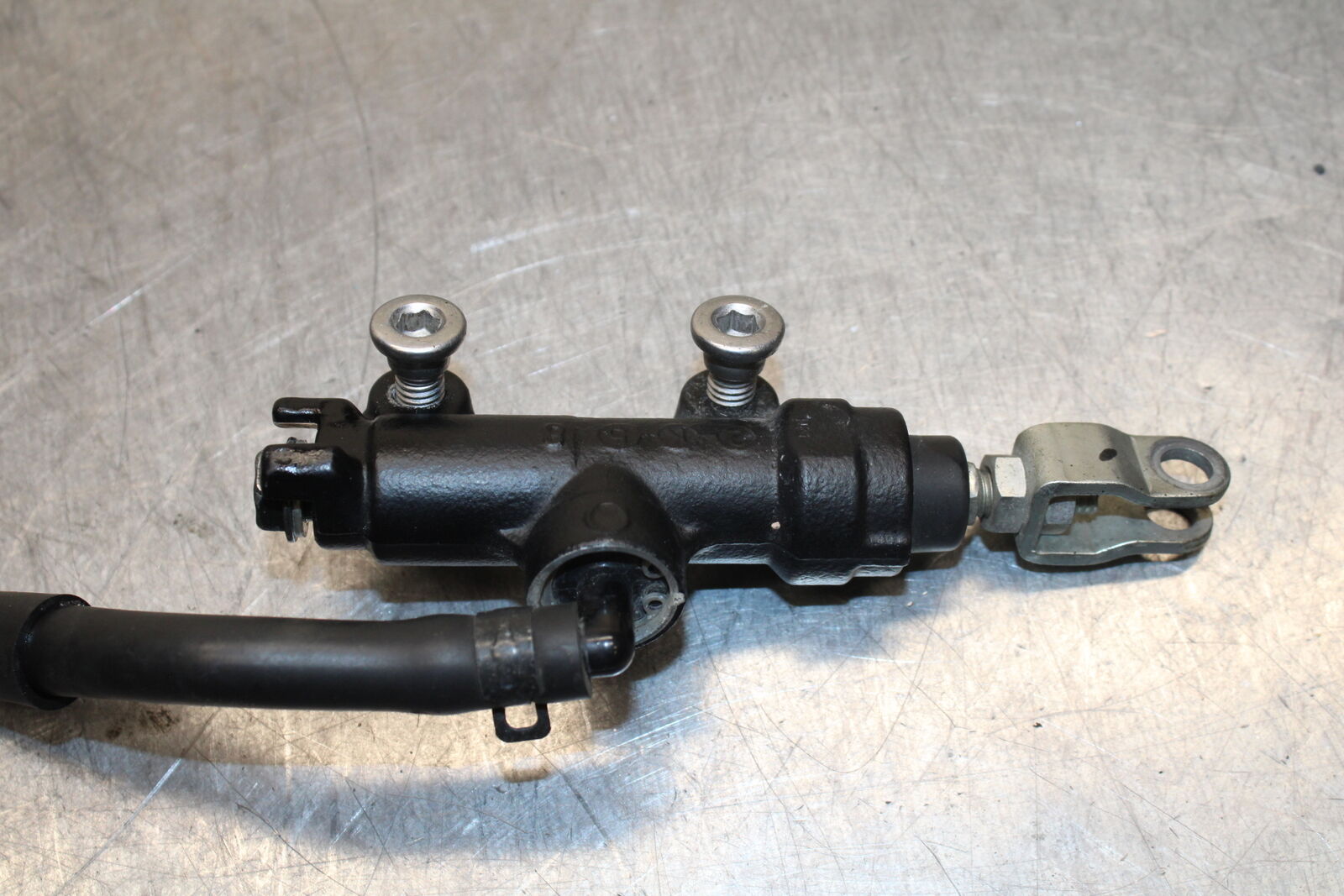 13-17 KAWASAKI NINJA ZX6R ZX636E REAR BRAKE MASTER CYLINDER W RESERVOIR BB735