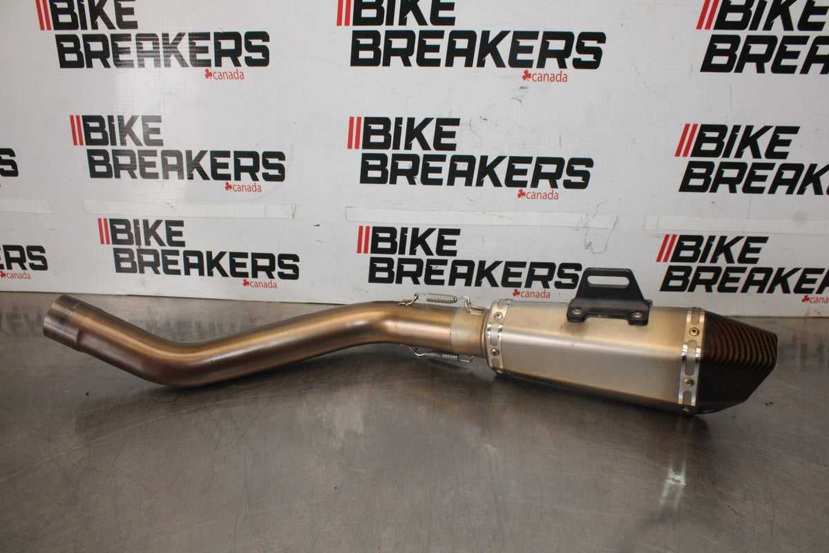 13-18 KAWASAKI NINJA ZX6R AFTERMARKET EXHAUST MUFFLER SLIP ON CAN SILENCER BB908