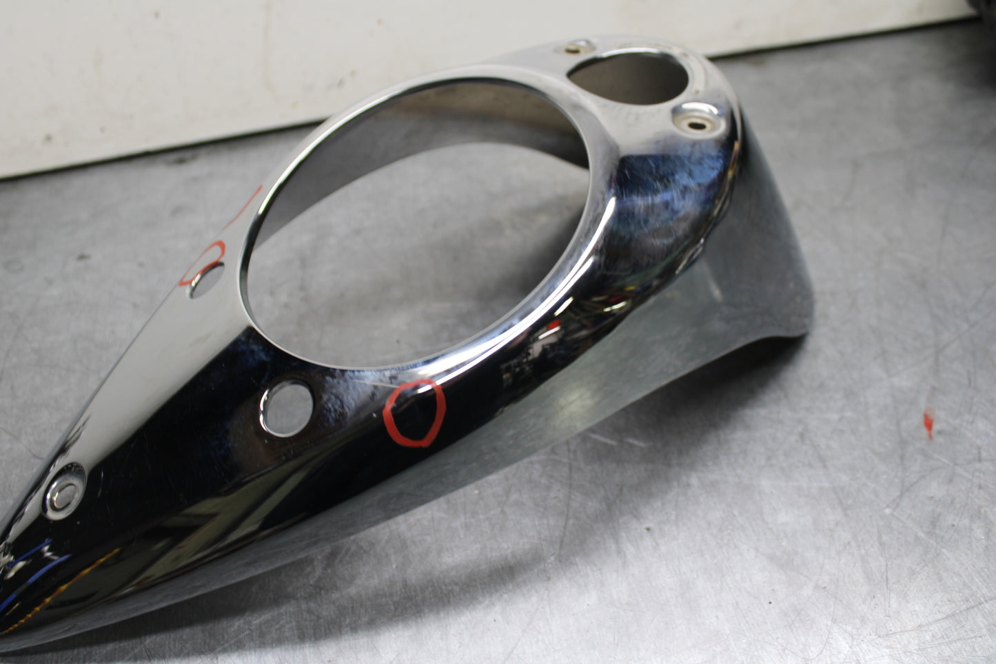 03-08 KAWASAKI VULCAN 1600 GAS TANK CAP COVER TRIM PANELCOWL FAIRING BB754