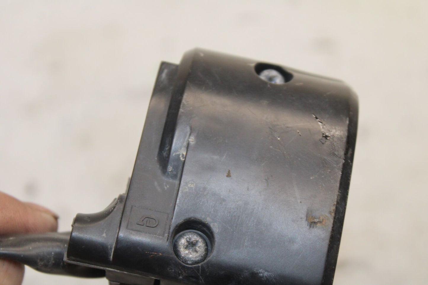 08-18 KAWASAKI KLR650 LEFT CLIP ON HANDLE HORN SIGNALS SWITCH SWITCHES BB707